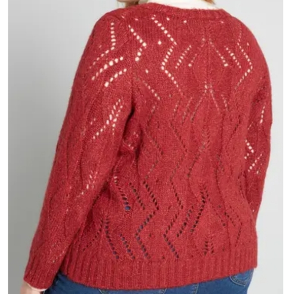 ModCloth Grani Cardigan small red - Picture 2 of 2